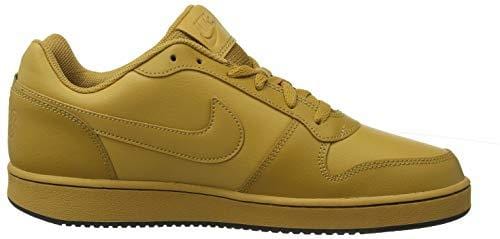 Nike Men's Ebernon Low Basketball Shoe, Wheat/Wheat-Black Size 7.5 D(M) US
