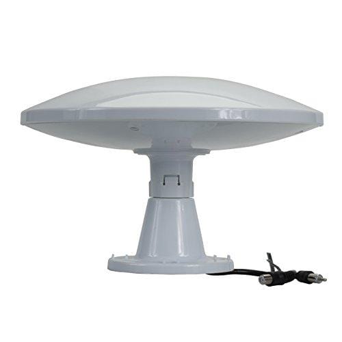 Magnadyne RVTV-W2 Omni-Directional Amplified TV/AM/FM Antenna and Distribution Plate White