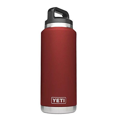 YETI Rambler 36oz Vacuum Insulated Stainless Steel Bottle with Cap (Stainless Steel) (Brick Red)