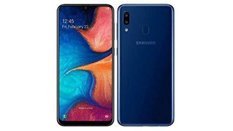 Samsung Galaxy A20 32GB A205G/DS 6.4" HD+ 4,000mAh Battery LTE Factory Unlocked GSM Smartphone (International Version) (Deep Blue)
