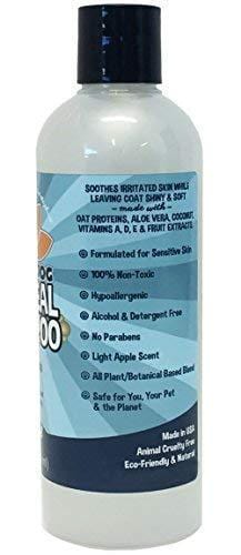 All Natural Anti Itch Oatmeal Dog Shampoo and Conditioner | Hypoallergenic Conditioning Deodorizing Formula for Dogs Cats & Pet | Treatment Wash Soothe Dry Itchy Skin | Aloe for Allergy Relief