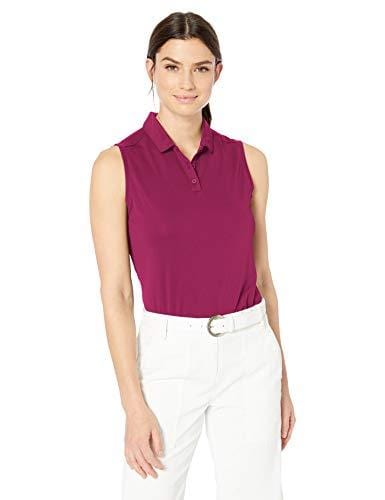 Nike Women's Dry Polo Sleeveless, True Berry/True Berry, Medium