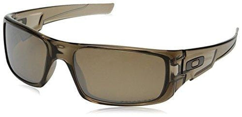 Oakley Men's Crankshaft 0OO9239 Polarized Iridium Rectangular Sunglasses, BROWN SMOKE, 60mm