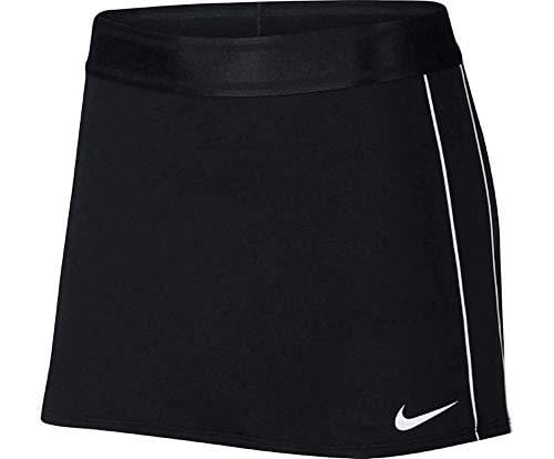 NIKE Women's NikeCourt Dri-FIT Tennis Skirt (Black/White, Small)