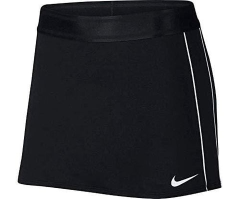 NIKE Women's NikeCourt Dri-FIT Tennis Skirt (Black/White, Small)
