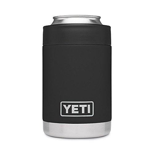YETI Rambler Vacuum Insulated Stainless Steel Colster, Black DuraCoat
