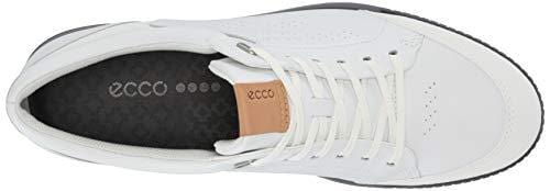 ECCO Men's Street Retro Hydromax Golf Shoe Bright White 46 M EU (12-12.5 US) [product _type] ECCO - Ultra Pickleball - The Pickleball Paddle MegaStore