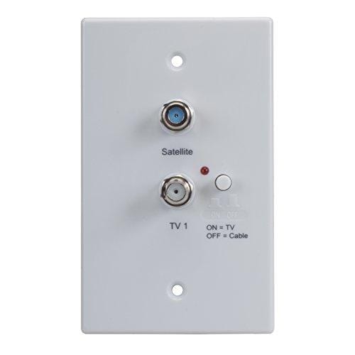 Magnadyne RVTV-W2 Omni-Directional Amplified TV/AM/FM Antenna and Distribution Plate White