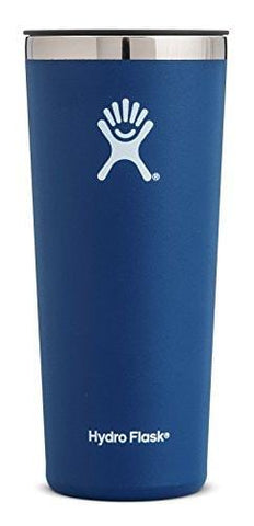 Hydro Flask 22 oz Tumbler Cup | Stainless Steel & Vacuum Insulated | Press-In Lid | Cobalt