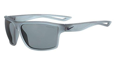 Nike Golf Men's Nike Legend Rectangular Sunglasses, Matte Crystal Wolf Grey/Obsidian Frame, 65 mm