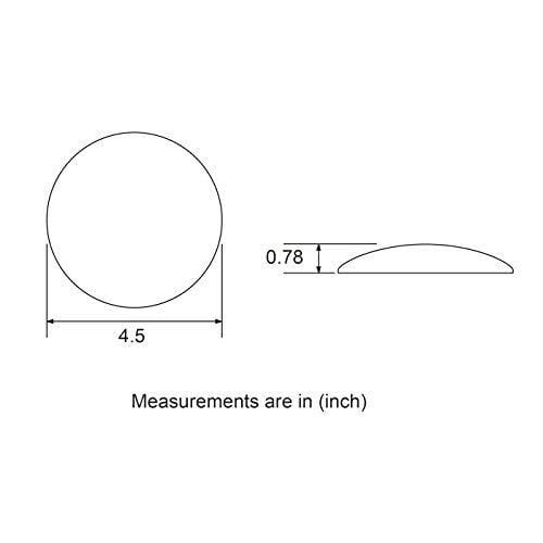 Dream Lighting 4.5" Warm White Cabin Lighting Fixture - 3.8W LED Ceiling Light Pack of 6