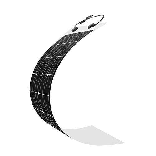 Renogy 100 Watt 12 Volt Extremely Flexible Monocrystalline Solar Panel - Ultra Lightweight, Ultra Thin, Up to 248 Degree Arc, for RV, Boats, Roofs, Uneven Surfaces