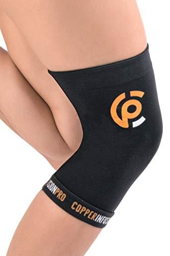 Copper Compression Knee Sleeve Support Brace-Arthritis Meniscus Tear Patella Protector-Relieve Muscle and Joint Pain-Running Powerlifting CrossFit-Sports Injury Recovery-Copper Infusion Pro (XX_Large)