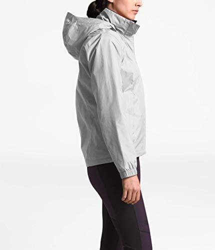 The North Face Women's Resolve 2 Jacket Mid Grey/TNF Black Large