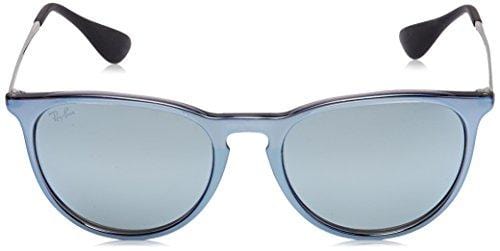 Ray-Ban Erika Non-Polarized Iridium Aviator Sunglasses, Mirror Flash Grey, 54 mm
