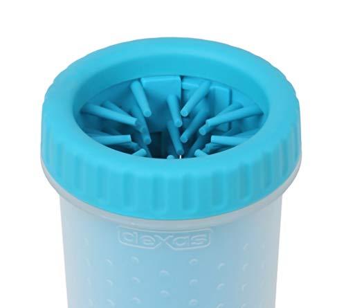 Dexas MudBuster Portable Dog Paw Cleaner, Large, Blue