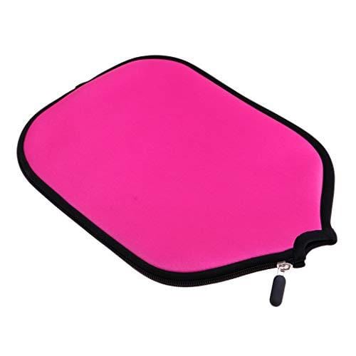 Prettyia Single Neoprene Pickleball Paddle Cover Case - Protect Your Paddle/Racket - Compact, Ultralight & Durable - A19