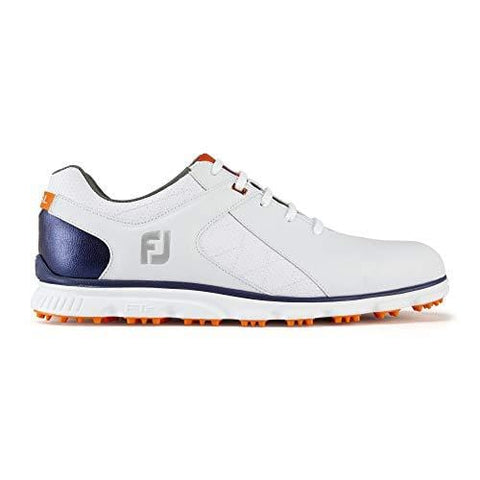 FootJoy Men's Pro/SL-Previous Season Style Golf Shoes White 11.5 W Navy/Orange, US [product _type] FootJoy - Ultra Pickleball - The Pickleball Paddle MegaStore