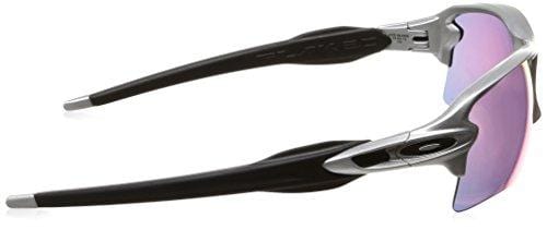 Oakley Men's Flak 2.0 XL Non-Polarized Iridium Rectangular Sunglasses, Silver, 59.0 mm