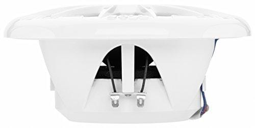 BOSS Audio MRGB65 200 Watt (Per Pair), 6.5 Inch, Full Range, 2 Way Marine Speakers, (Sold in Pairs) Multi Color LED Illumination with Wireless Radio Frequency Remote