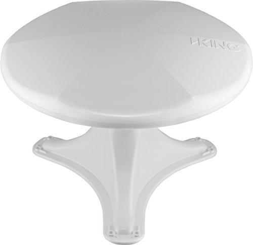 KING OA1000 OmniPro Portable Omnidirectional HDTV Over-the-Air Antenna with Mount - White