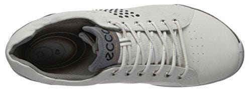 ECCO Men's Biom Hybrid 2 Hydromax Golf Shoe, White/Black, 44 Medium EU (10-10.5 US) [product _type] ECCO - Ultra Pickleball - The Pickleball Paddle MegaStore