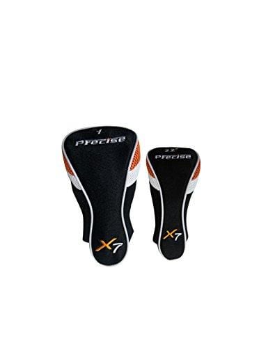 Precise X7 Junior Complete Golf Club Set for Children Kids - 3 Age Groups Sizes Available - Boys & Girls - Right Hand & Left Hand! (Orange Ages 3-5, Left Hand)
