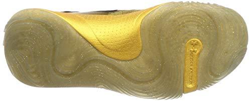 Under Armour Men's Spawn Low Basketball Shoe, Black (003)/Metallic Gold, 12.5 M US