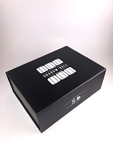 Shadow-Ball Pickleball Gift, Glow in The Dark Pickleballs, 4 Outdoor Pickleballs with Charging Flashlight and Batteries, for Those who Enjoy Pickleball