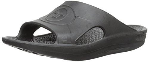 Telic Unisex Slide Sandal, Black, 10 B(M) US WOMEN/9 D(M) US MEN
