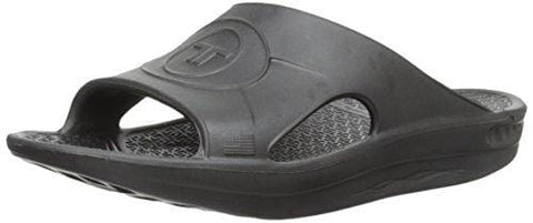 Telic Unisex Slide Sandal, Black, 10 B(M) US WOMEN/9 D(M) US MEN