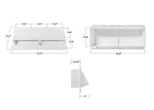 Camp'N RV Exhaust Vent Cover - RV Range Hood Vent/RV Range Hood Cover (White)