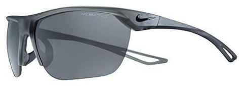 Nike Men's Trainer S Square Sunglasses, Matte Anthracite/Black, 63 mm