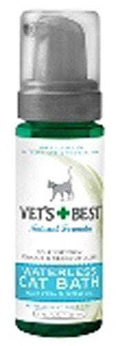 Vet's Best No Rinse Waterless Dry Shampoo for Cats, Natural and Veterinarian Formulated