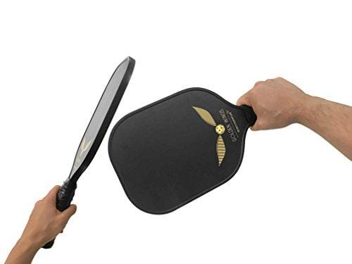 Pickleball Paddle Set Of 2 - Graphite Pickleball Racket + 4 Pickle Balls - Composite Fiberglass Pickleball Paddles Bundle Honeycomb Core Pickle Ball Racket - Best Pickleball Racquet Game Sets + Cover