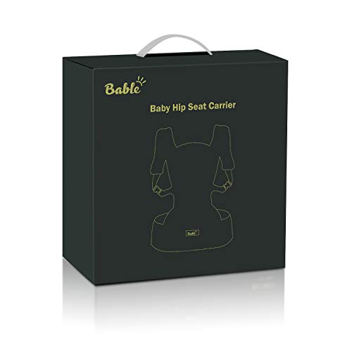 Bable Baby Carrier Hip Seat Grey and Green (Green)