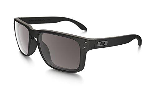 Oakley Holbrook Sunglasses, Matte Black Frame/Warm Grey Lens, One Size