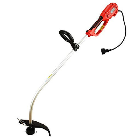 PowerSmart PS8212 7.2 Amp 14-inch Corded String Trimmer, red, Black