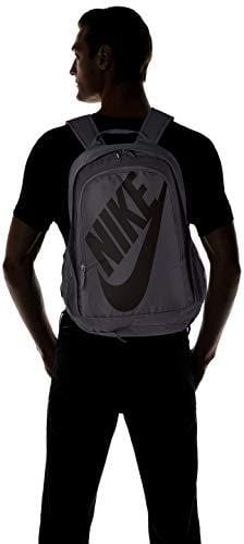 Nike Sportswear Hayward Futura Backpack for Men, Large Backpack with Durable Polyester Shell and Padded Shoulder Straps, Dark Grey/Dark Grey/Black