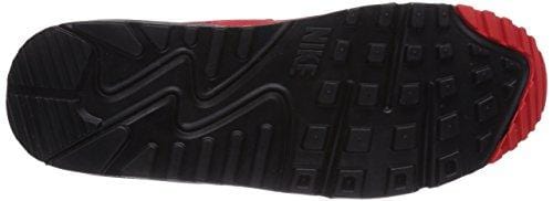 Nike Air Max 90 Essential, Men's Low-Top Trainers, Multicolor (Wolf Grey/Dark Grey/Challenge Red), 9.5 UK (44 1/2 EU)