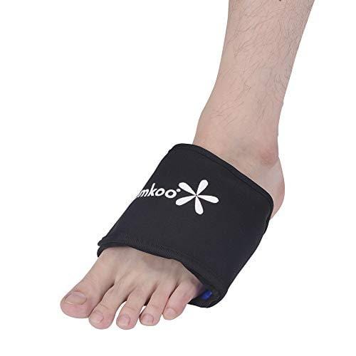 Foot&Ankle Ice Pack Wrap-2 Gel Packs for Pain Relief -Hot/Cold Therapy for Injuries, Sprains, Muscle Pain,Reusable Freezable and Adjustable (14"×3")