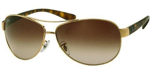 Ray-Ban Sunglasses - RB3386 / Frame: Gold Lens: Brown Gradient (63mm)