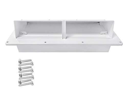 Camp'N RV Exhaust Vent Cover - RV Range Hood Vent/RV Range Hood Cover (White)
