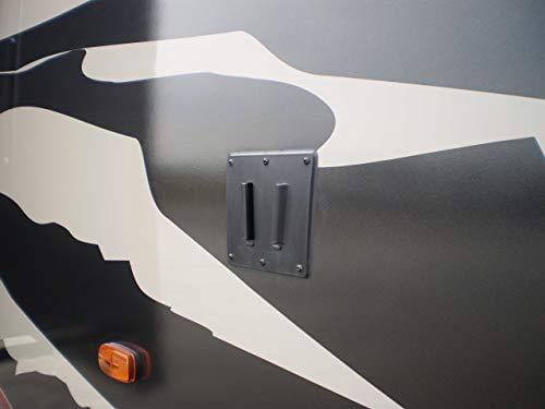 PAW International RV TV Bracket (Polymer) 2 Piece Set, Black