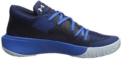 Under Armour Men's Spawn Low Basketball Shoe Academy (400)/Blue Strike 7 M US
