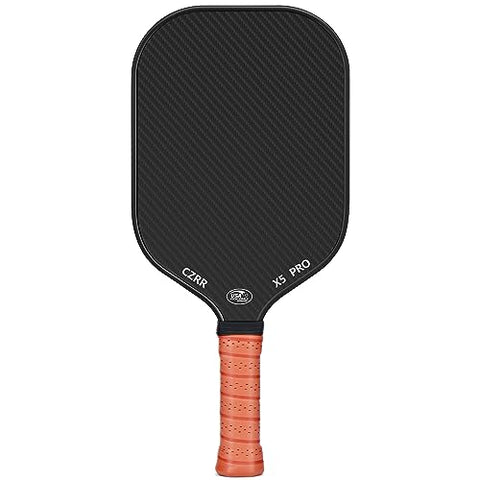 Pickleball Paddle, USA Pickleball Approved, 3K Raw Carbon Fiber Surface (CFS) High Grit & Spin, with 16MM Polypropylene Honeycomb Core, Ideal for Novice and Professional Players