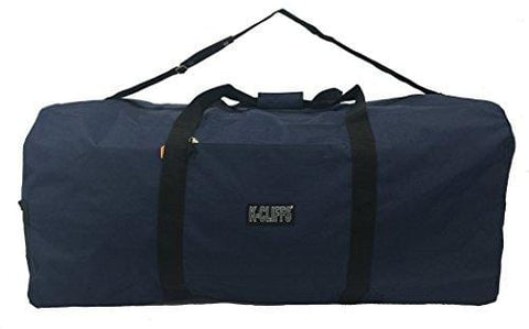 Heavy Duty Cargo Duffel Large Sport Gear Drum Set Equipment Hardware Travel Bag Rooftop Rack Bag (42" x 20" x 20", Navy)