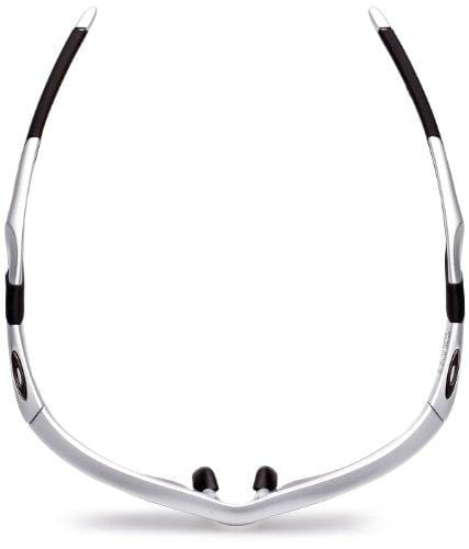 Oakley Men's 0OO9153 Rectangular Sunglasses, Slate Iridium Lens , Silver