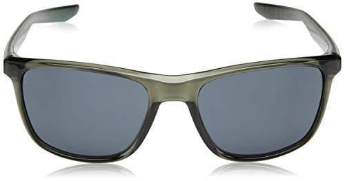 Nike Men's Unrest Se Rectangular Sunglasses, Crystal Cargo Khaki/Melbourne, 57 mm