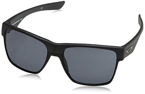 Oakley Men's Two Face XL Square Sunglasses, Steel w/Grey, 59 mm